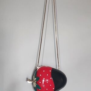 Kate Spade Dipped Strawberry Novelty Clutch